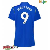 Camiseta Chelsea Joao Pedro #9 Primera Equipación para mujer 2026-27 manga corta